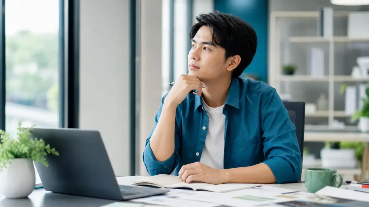 Profesional muda melakukan skill upgrading harian untuk keputusan karier yang lebih sadar